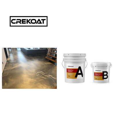 Puro revestimiento de suelo epoxi antiderrapante inodoro de baja viscosidad cero COV