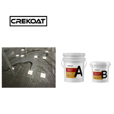 Pigmento de dos componentes de pintura epoxi sin costura de pintura de piso epoxi rodillo limpiable