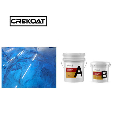 Pintura para suelos metálicos epoxi de pulido Revestimiento epoxi resistente a la abrasión sin costuras