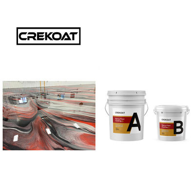 Revestimiento de piso epoxi metálico inodoro Revestimiento de piso epoxi de mármol en aerosol