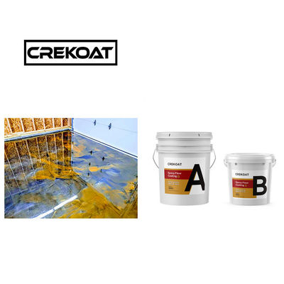 Basecoat auto nivelación de baja viscosidad recubrimiento epoxi 100% sólidos 3 mm