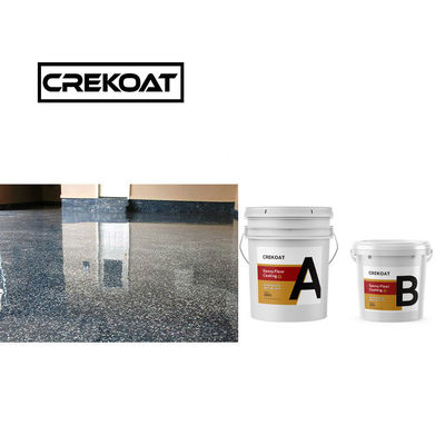 Pintura de piso de resina epoxi sin costura de curado rápido pintura decorativa de hormigón en escamas