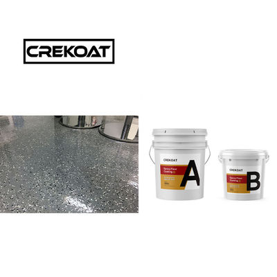 Flake Spray Revestimiento de piso de resina epoxi sin costuras sin burbujas personalizable
