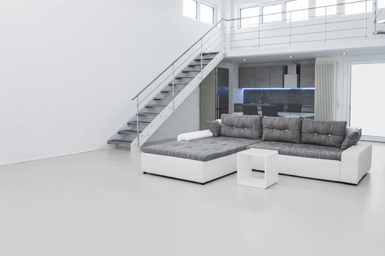 Pintura de piso sin costura a base de uretano de alto tráfico 3 mm Revestimiento de suelo de hormigón