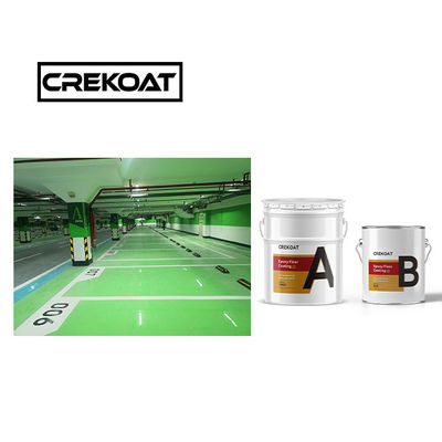 Pintura de revestimiento de piso industrial epoxi sin costura 1 mm Color sólido basado en disolvente