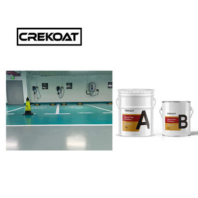 Pintura de revestimiento de piso industrial epoxi sin costura 1 mm Color sólido basado en disolvente