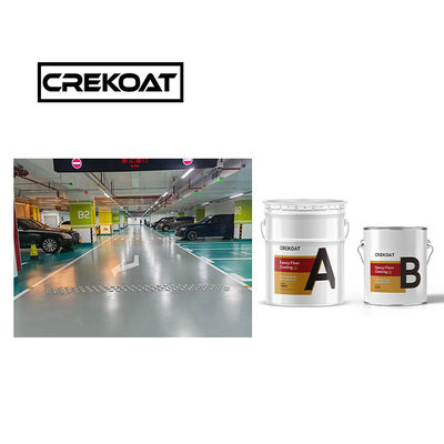1 mm de alto brillo revestimiento de piso epoxi facilidad pintura de suelo duradera colores sólidos