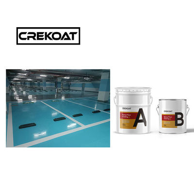 Espray para revestimiento industrial de piso epoxi a base de agua de 3 mm TDS para maquinaria pesada