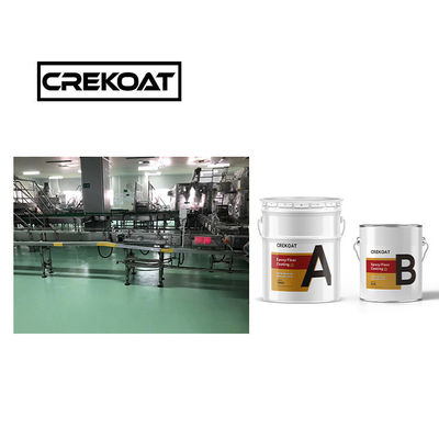 Revestimiento industrial de suelo epoxi basado en disolventes Crekoat para pisos domésticos