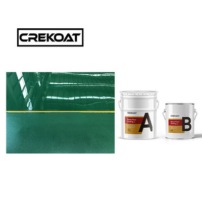 Revestimiento industrial de suelo epoxi basado en disolventes Crekoat para pisos domésticos