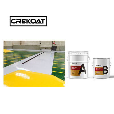 Revestimiento industrial de suelo epoxi basado en disolventes Crekoat para pisos domésticos