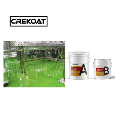 Pintura de piso epoxi brillante de 3 mm Spray Epoxy Top Coat para áreas de alto tráfico