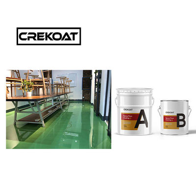 Pintura de piso epoxi brillante de 3 mm Spray Epoxy Top Coat para áreas de alto tráfico