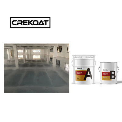Pintura de piso de poliuretano de secado rápido y brillante 1 mm de dureza a base de agua