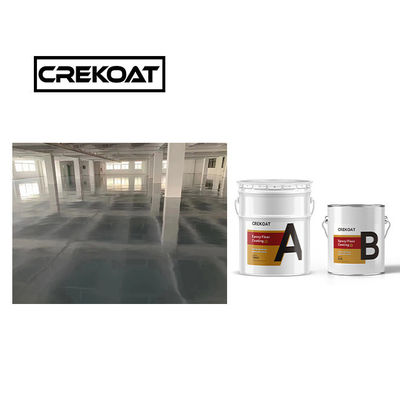 Pintura de piso de poliuretano de secado rápido y brillante 1 mm de dureza a base de agua