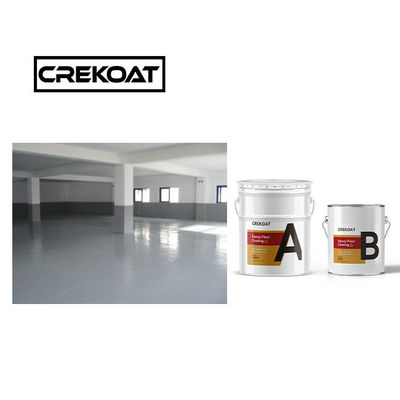 Revestimiento de suelo de uretano PU resistente Estabilidad UV flexible Dos componentes a base de agua