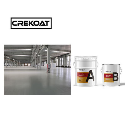 Revestimiento de suelo de uretano PU resistente Estabilidad UV flexible Dos componentes a base de agua