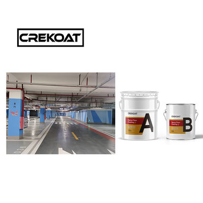 Pintura de piso de tráfico pesado de 1 mm con textura, recubrimiento resistente al deslizamiento, alta construcción, MSDS