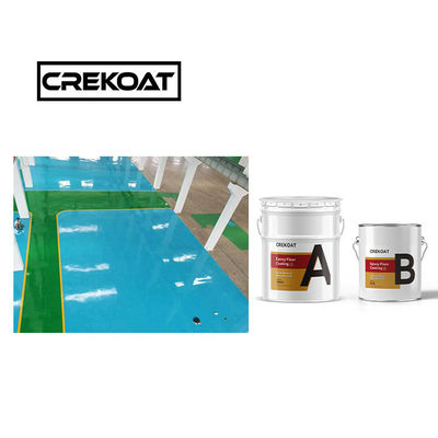 Pintura de piso de tráfico pesado de 1 mm con textura, recubrimiento resistente al deslizamiento, alta construcción, MSDS