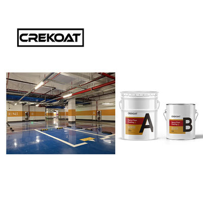 Adhesión Pintura de piso epoxi a base de agua baja en COV Pintura de piso epoxi de superficie baja en olor