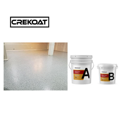 Alto contenido de sólidos Revestimiento de suelo poliaspartico / pintura con baja olor: proporción de mezcla 1: 1