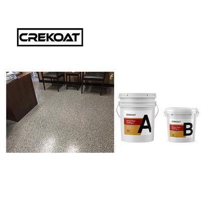 Pintura decorativa de piso epoxi poliespártica sin costuras de escamas de revestimiento epoxi