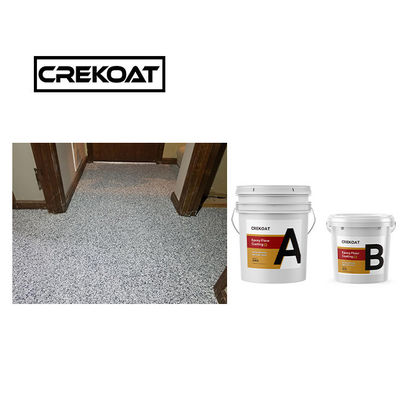 Revestimiento antiderrapante de color epoxi en escamas Revestimiento de suelo epoxi transparente e impermeable