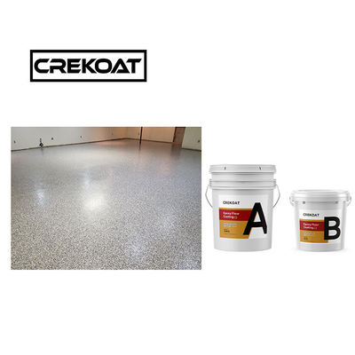 Revestimiento antiderrapante de color epoxi en escamas Revestimiento de suelo epoxi transparente e impermeable