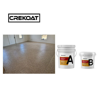 Revestimiento decorativo de piso de resina epoxi con baja concentración de COV de 3 mm de altura