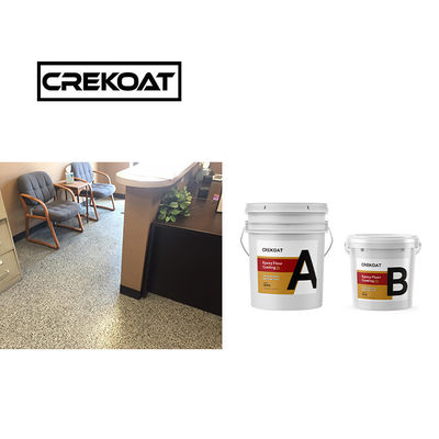 Resina de revestimiento de suelo de chapa epoxi de color claro y brillante