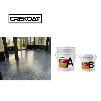 Revestimiento de suelo alifático poliaspartico de polímero sólido sin COV Revestimiento de concreto