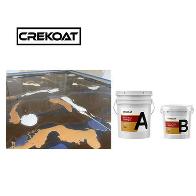 Nácreo Alta brillantez revestimiento de piso metálico epoxi Estabilidad de aspecto exótico