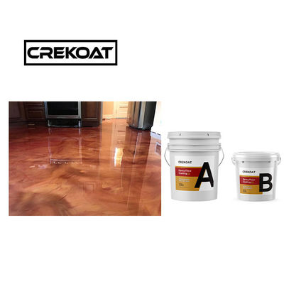 Pigmentos de revestimiento de suelos epoxi metálicos endurecidos no tóxicos pintura epoxi libre de COV