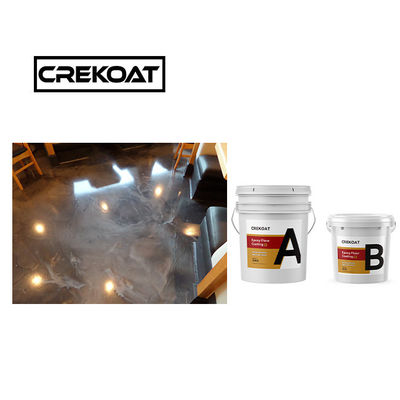 100% de sólidos de roca dura metálica de revestimiento de suelo epoxi Solvente a base de 1 mm