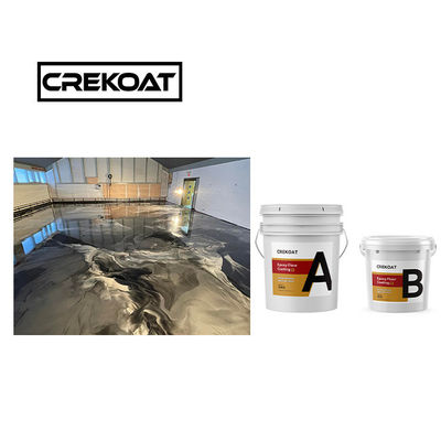 Pintura epoxi libre de VOC con olor bajo 3 mm Revestimiento epoxi resistente al calor