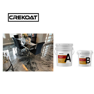 Revestimiento epoxi resistente a los arañazos, inodoro, recubrimiento de resina brillante y endurecido