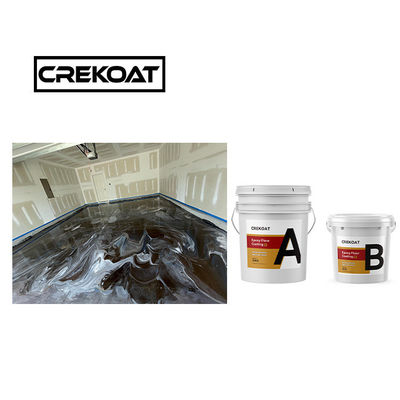 Pintura de revestimiento de piso epoxi metálico transparente resistente al agua