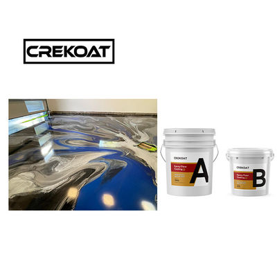 Pintura de piso epoxi de dos paquetes endurecedor resistente a productos químicos pintura epoxi brillante