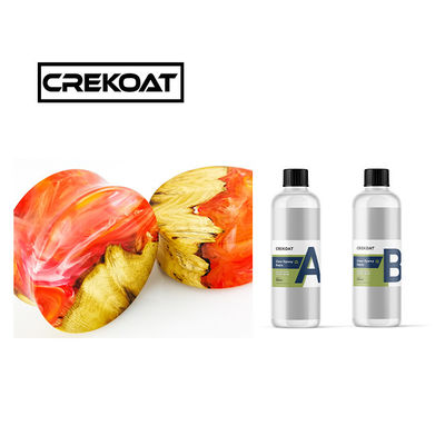 Kit de resina epoxi libre de BPA sin olor Artresina Polímero transparente de baja viscosidad