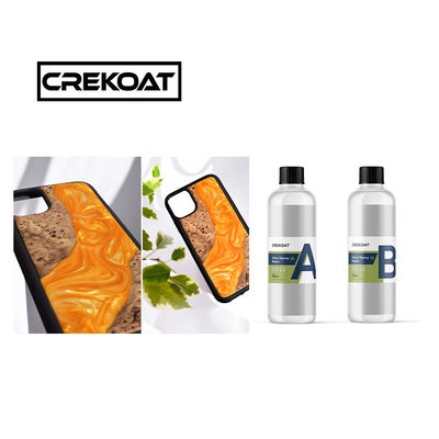 Resina epoxi de baja viscosidad con pelaje transparente amarillento resina transparente resistente al calor