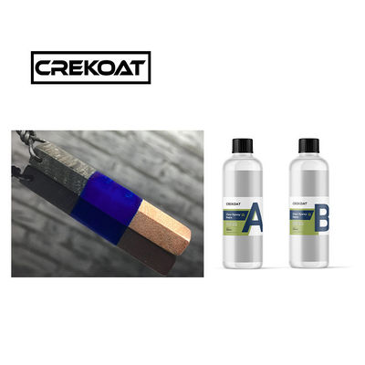 Bajo olor Resina epoxi de alto brillo de arte cristalino claro endurecedor epoxi