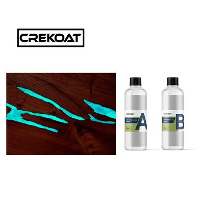 Bajo olor Resina epoxi de alto brillo de arte cristalino claro endurecedor epoxi