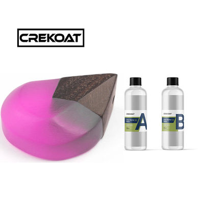 Brillante Vertido profundo, transparente, epoxi rígido, 2 partes, resina transparente, antiamarelamiento para artesanía