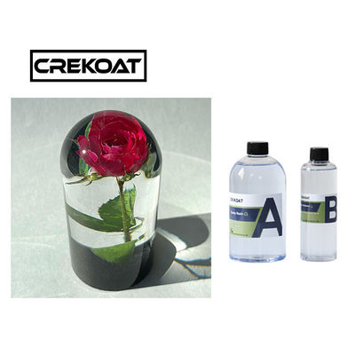 La resistencia que amarillea ULTRAVIOLETA profundamente vierte la resina de epoxy para preservar las flores