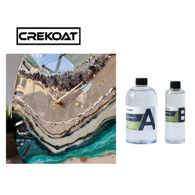 Encimera resistente ULTRAVIOLETA transparente fuerte ultra clara de la resina de epoxy