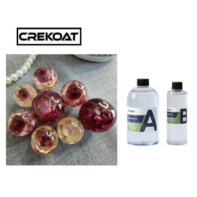 Resina de epoxy clara Crystal Art Resin Kit BPA del alto lustre inodoro seguro libre