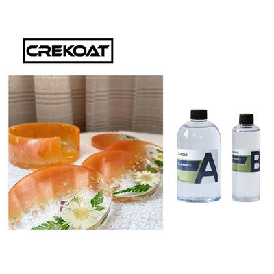 Resina de epoxy clara Crystal Art Resin Kit BPA del alto lustre inodoro seguro libre