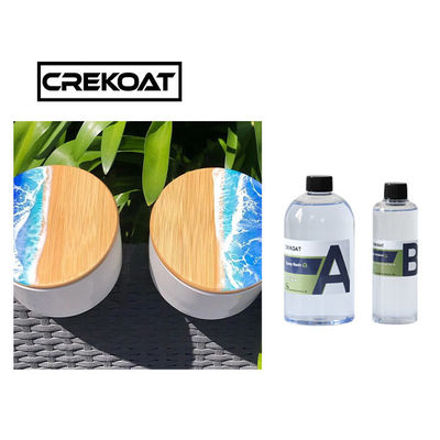 La resina de la joyería de los vasos de Crystal Clear Casting Epoxy Resin moldea hacer la nivelación del uno mismo a mano