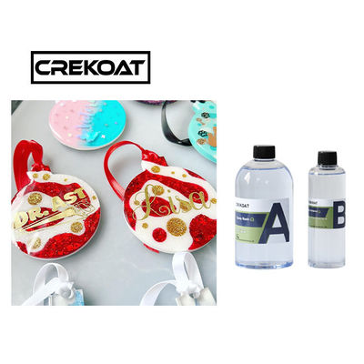 La resina de la joyería de los vasos de Crystal Clear Casting Epoxy Resin moldea hacer la nivelación del uno mismo a mano