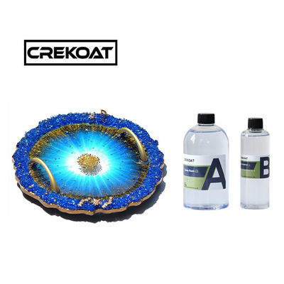 La resina de la joyería de los vasos de Crystal Clear Casting Epoxy Resin moldea hacer la nivelación del uno mismo a mano